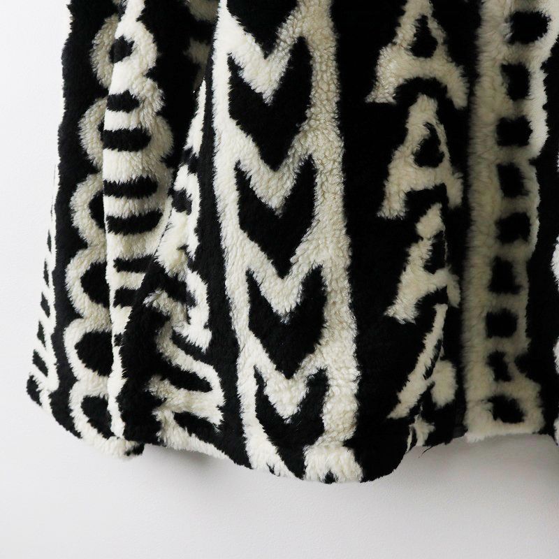美品 MARC JACOBS フリース ボアジャケットモノグラム XL
