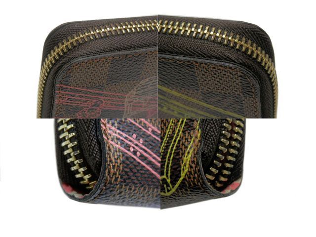 ルイヴィトン トランクイラスト ダミエ ジッピーウォレット N63026 ルイ・ヴィトン LOUIS VUITTON ダミエ トランクイラスト