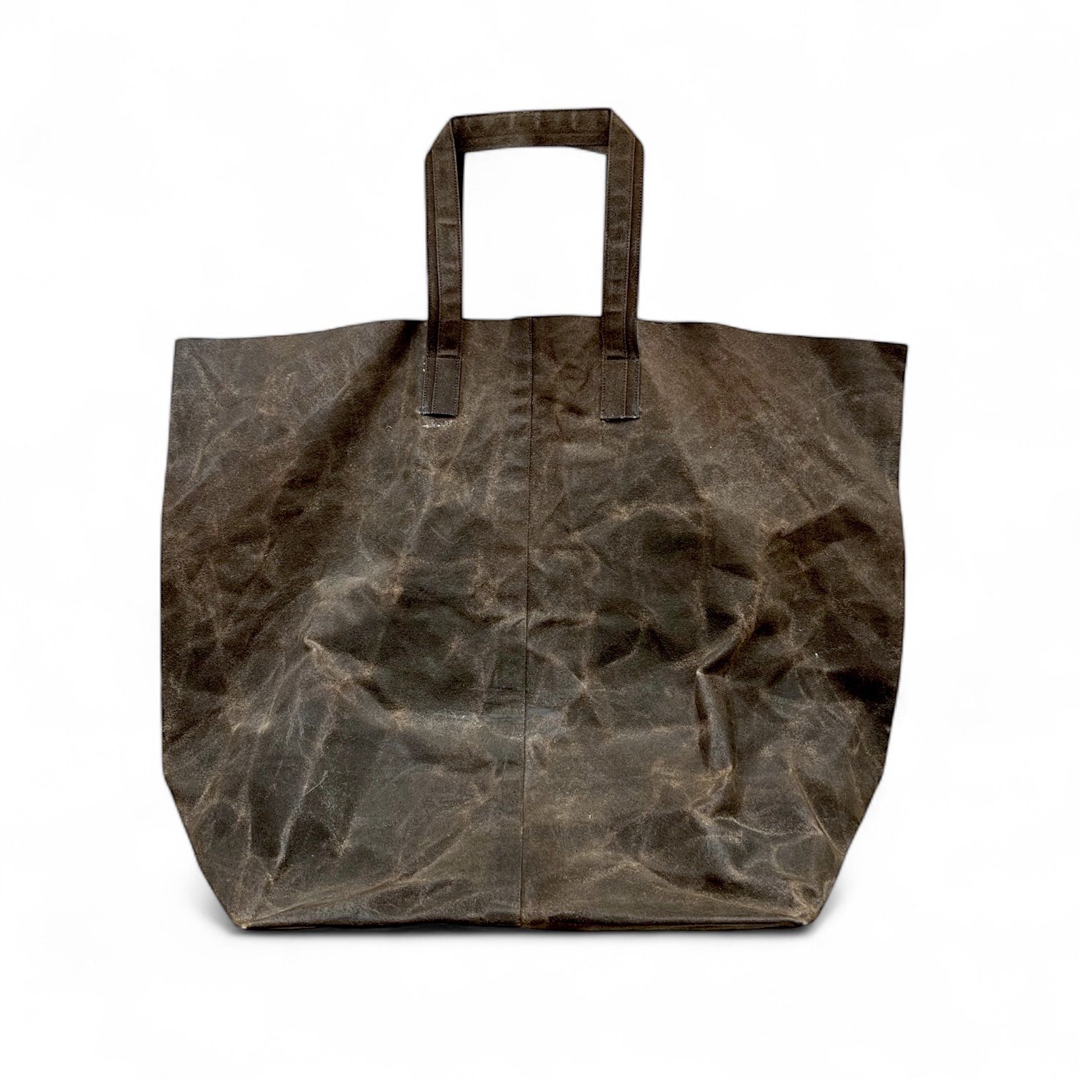 瀧川かずみ KAZUMI TAKIGAWA FUNAGATA BAG 蝋引きの帆布バッグ