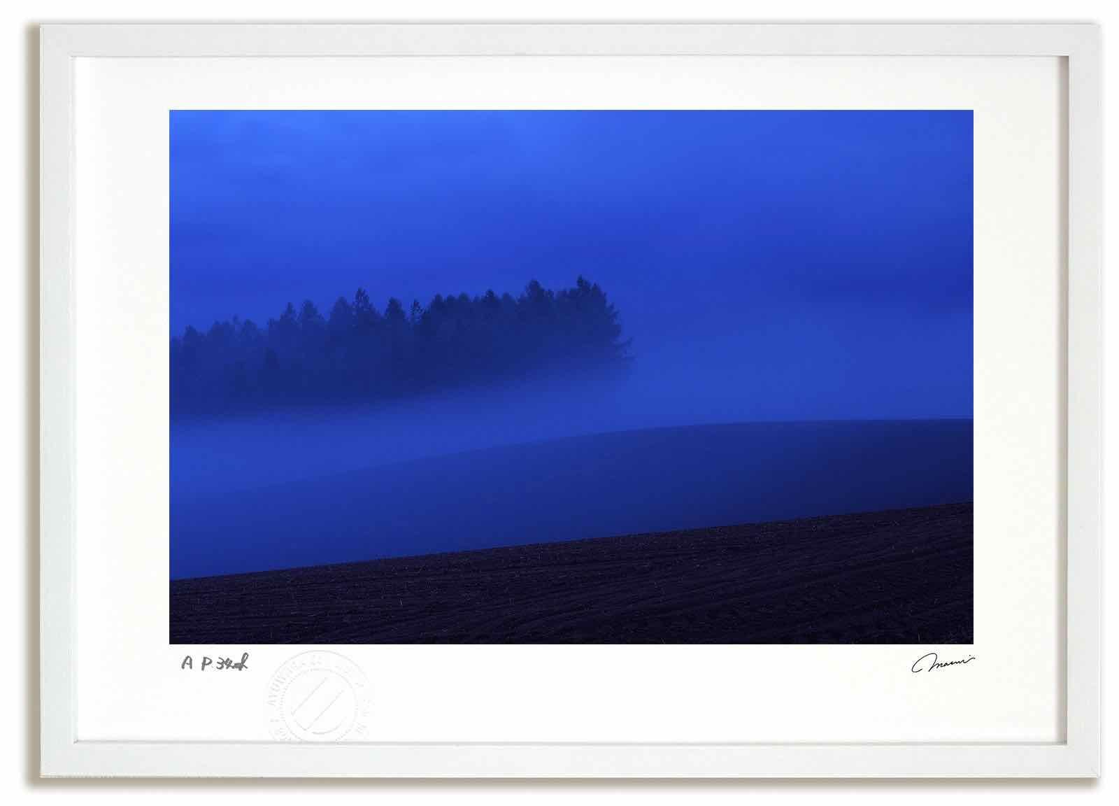 アートフォト 絵画 夜明け前1 高橋真澄/インテリア 額入り 額装込 風景画 油絵 ポスター アート アートパネル リビング 玄関 プレゼント モダン アートフレーム 飾る Mサイズ おしゃれ 壁掛け