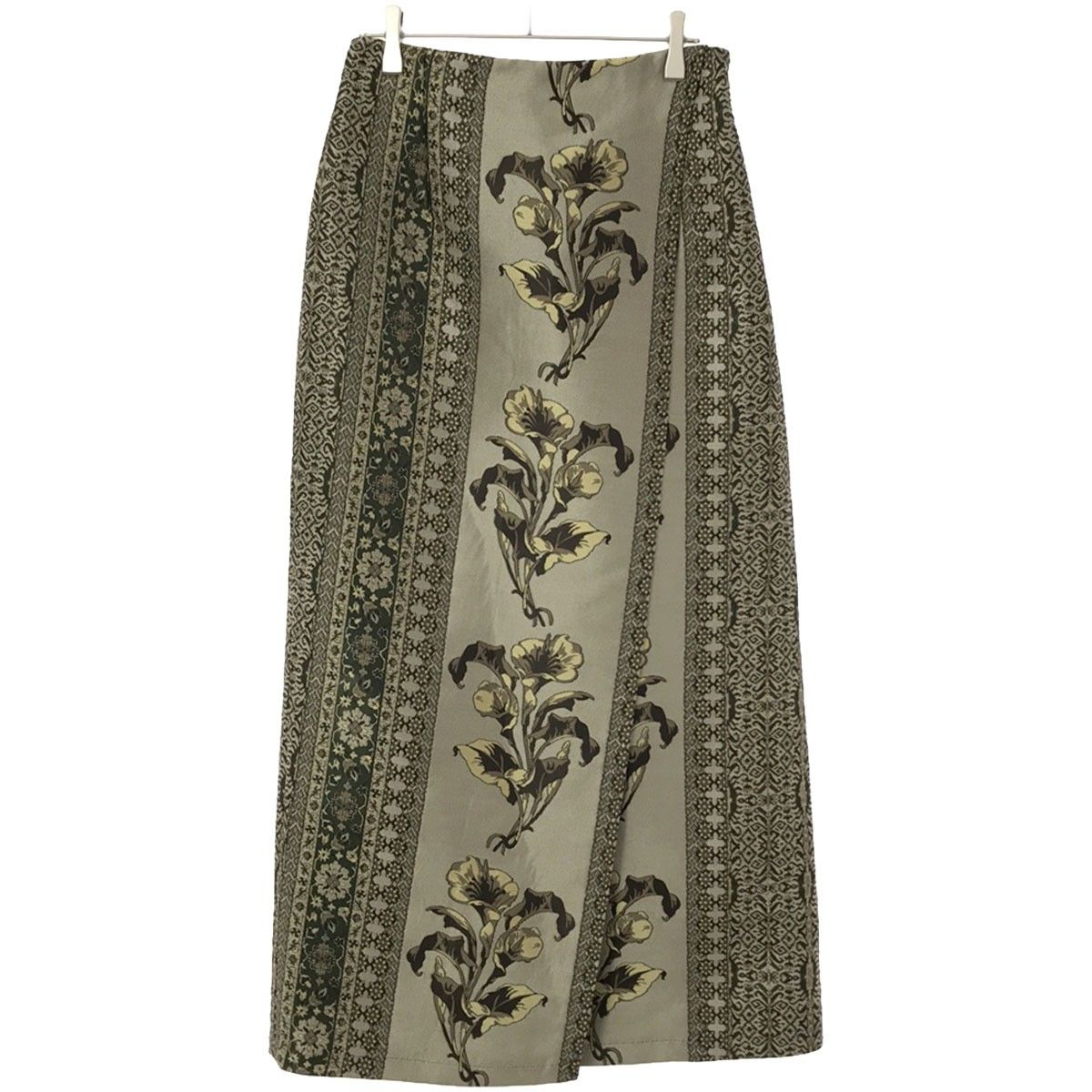 Ameri VINTAGE アメリ ヴィンテージ IMANE JACQUARD WRAP SKIRT 