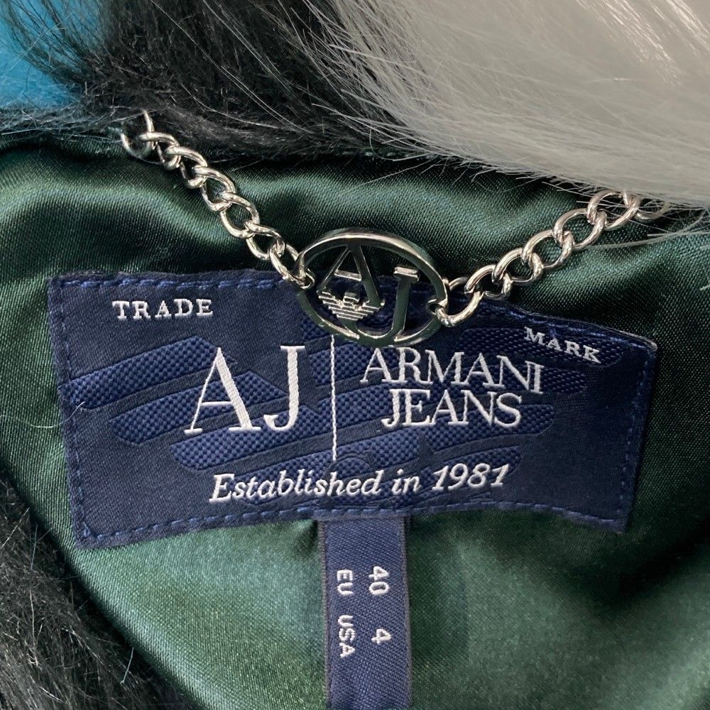 ARMANI JEANS アルマーニ ジーンズ ファージャケット ブルー系