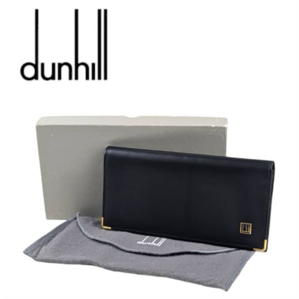 シンプル【極美品】dunhillダンヒル オックスフォード 二つ折り長財布 
