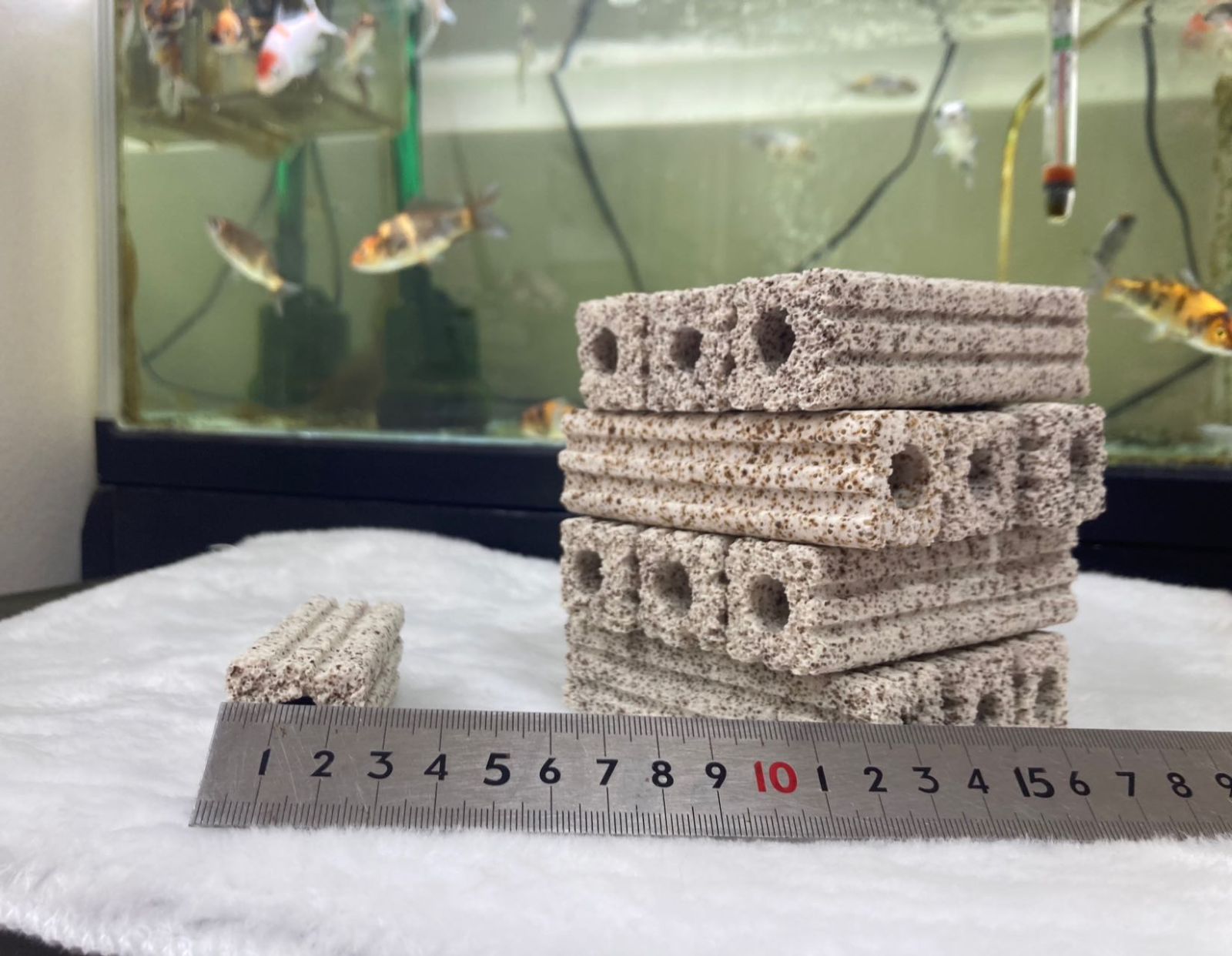 ろ材濾過材水槽フィルター水質浄化抜群高品質納豆菌入り角棒ろ材
