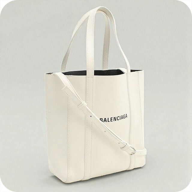 バレンシアガ エブリデイ トートバッグ XXS シルバー レザー 2way