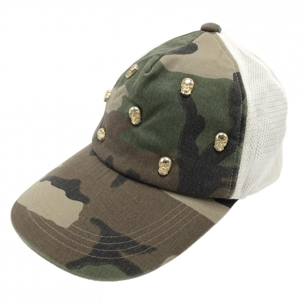 MARK & LONA カモフラージュキャップ フリーサイズ 美品)マーク