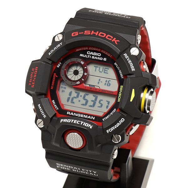 美品 カシオ Gショック RANGEMAN レンジマン GW-9400NFST-1AJR 緊急 ...