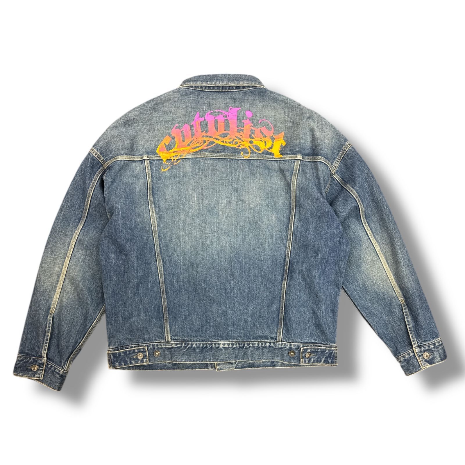 TO CVTVLIST ペイント ダメージ デニムジャケット Gジャケット