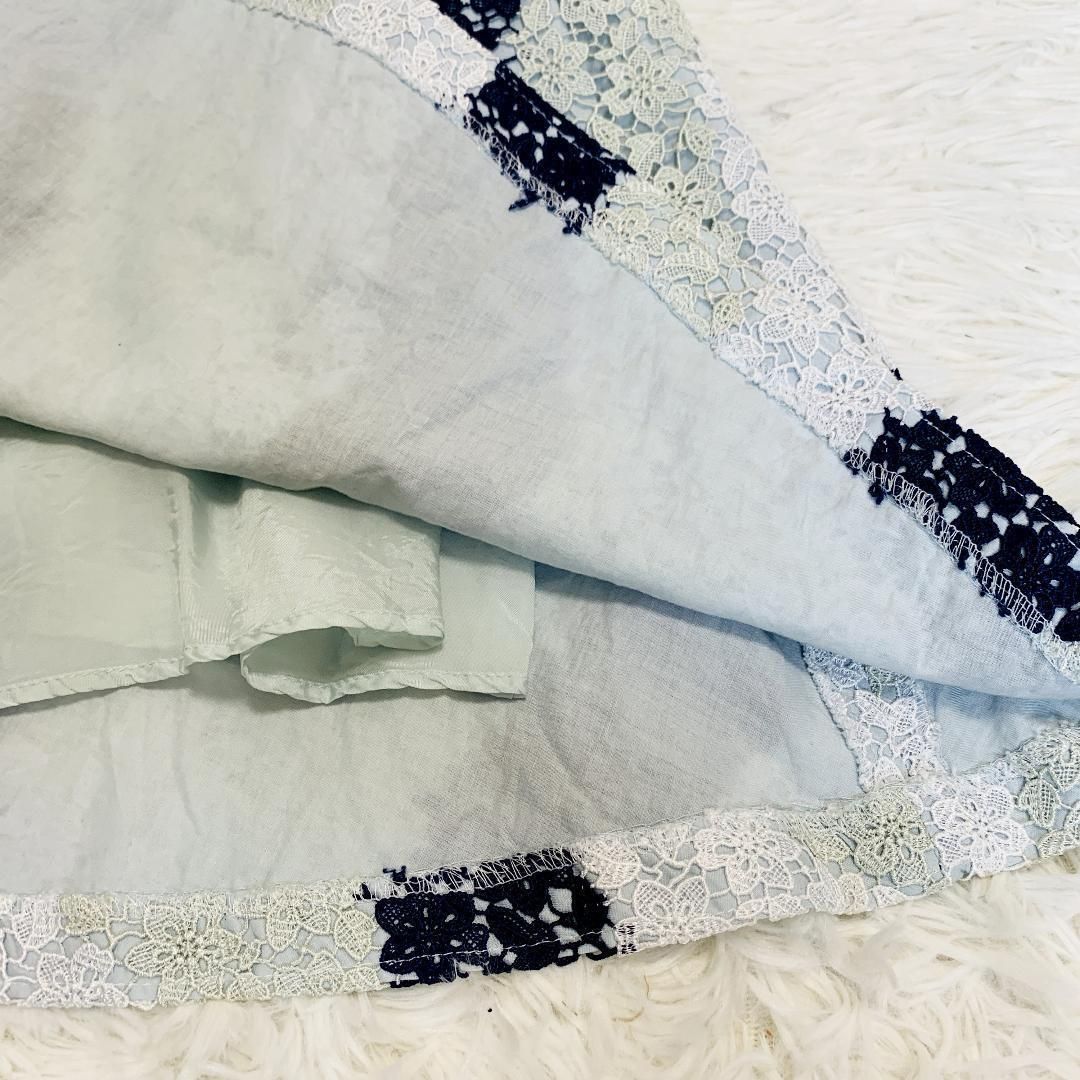 華やかクロシェレースドレスワンピース