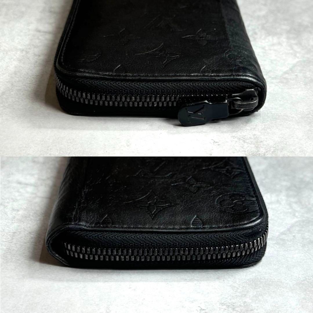 LOUIS VUITTON ルイ ヴィトン モノグラムシャドウ ジッピーウォレット ヴェルティカル ラウンドファスナー 長財布 レザー ブラック M62902 LOUIS VUITTON ルイヴィトン / ヴェルティカルジッピーウォレット 長