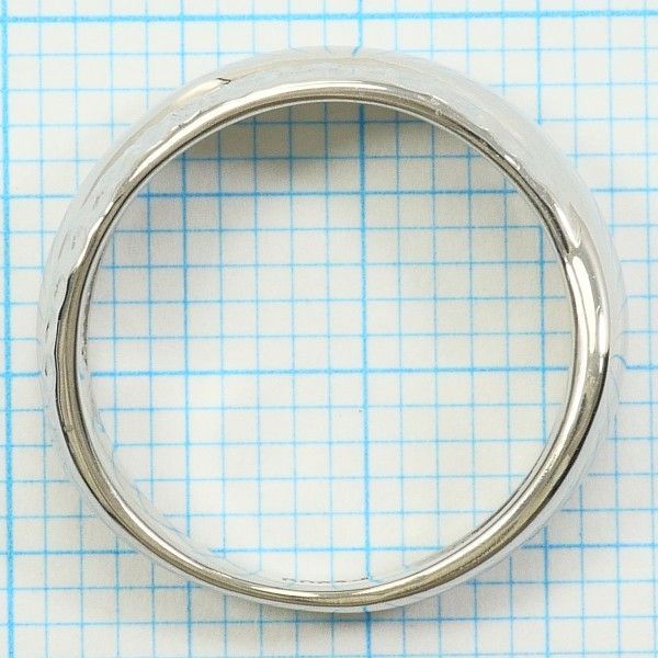 PT900 リング RING 指輪 2号 総重量約3.7g Pt900 平打ちプラチナリング（