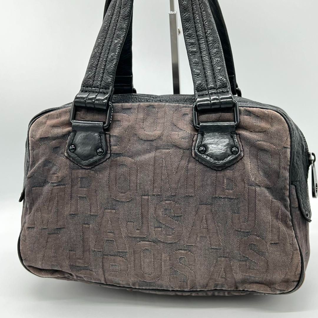 良品】MARC JACOBS ハンドバッグ ミニボストンバッグ デニム風