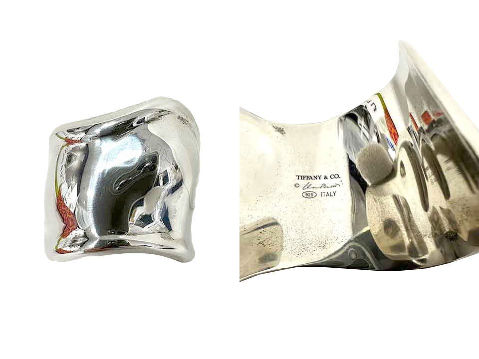 中古】 Tiffany & Co. ティファニー エルサ・ペレッティ ボーン カフ