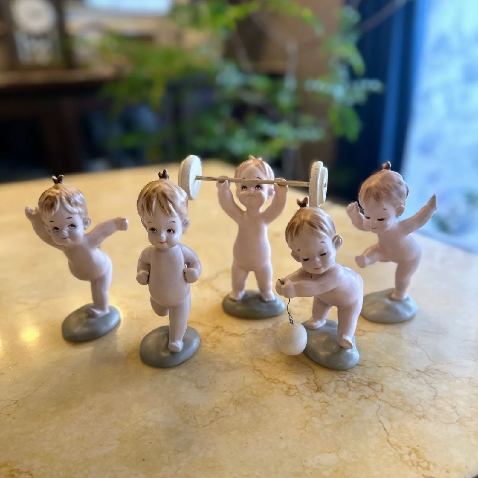 高島屋 ローズちゃん5体セット 1964年東京オリンピック記念 陶器 希少