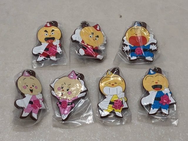 未開封☆たこやきマントマン カプセルラバーマスコット 7種類