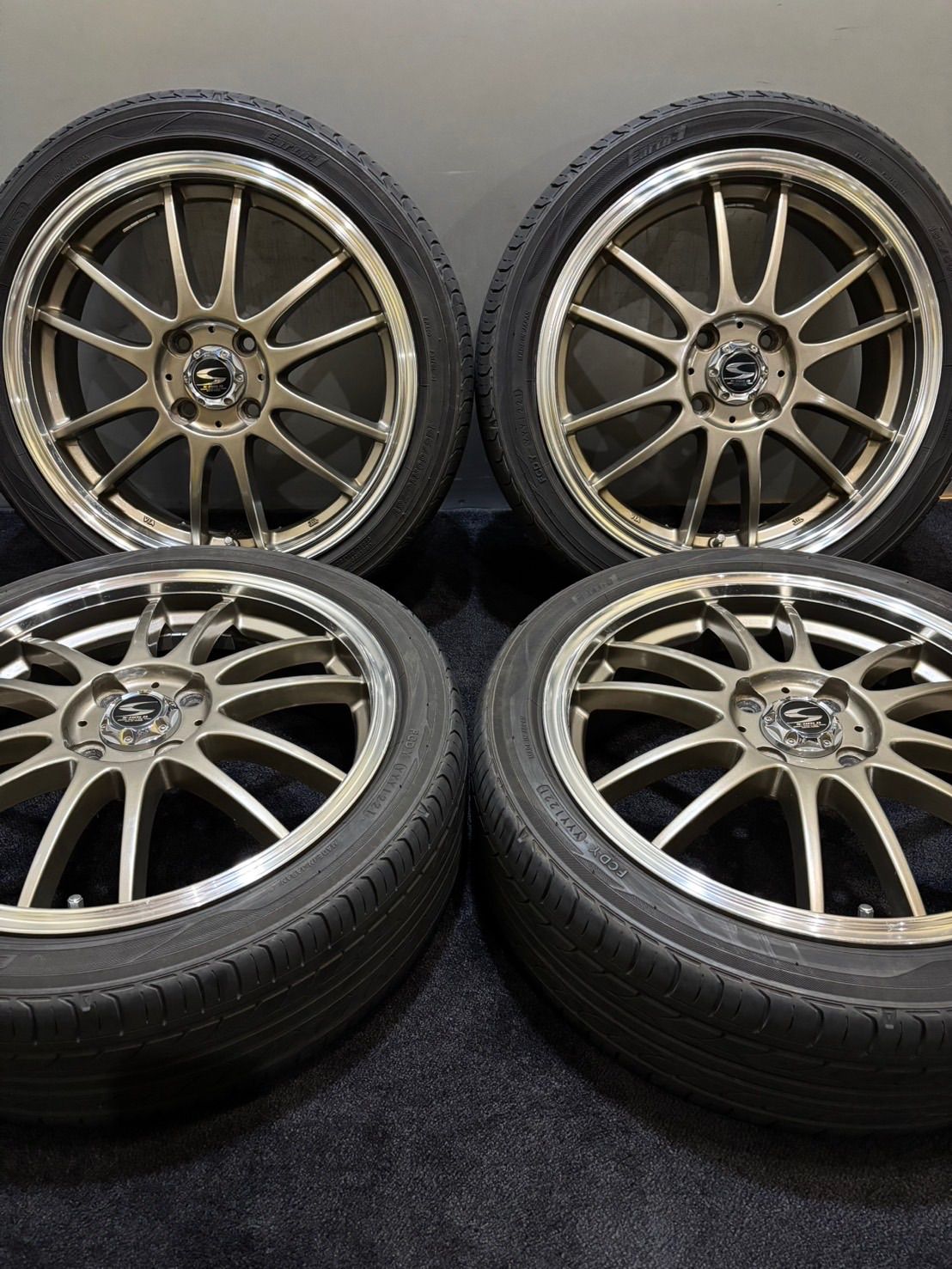 165|50R16 YOKOHAMA|Earth-1 21年製 S-HOLD 16インチ 5.5J 48 100 4H 夏タイヤ 4本 ハスラー ソリオ デリカD 2 2-J145