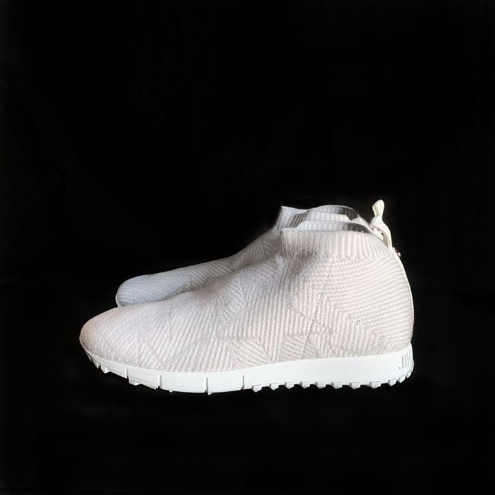 未使用にちかい JIMMY CHOO ジミーチュウ シューズ メンズ ニット 