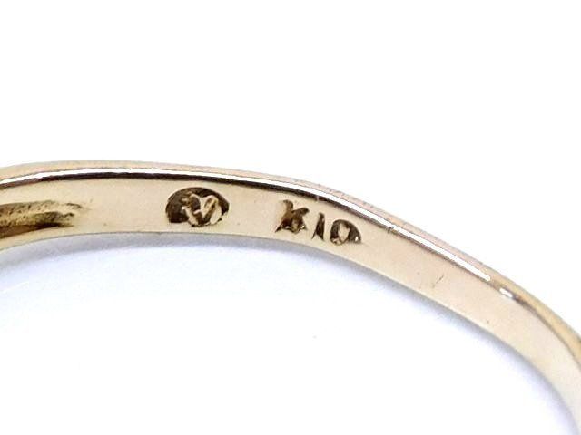 Vendome Aoyama K10リング9号 ヴァンドーム青山 VENDOMEAOYAMA K10 リング 9号 □ ルビー 1.3g