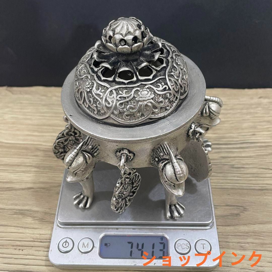 五足帝王炉 薫香炉 装飾品 工芸品美術品 置物 銅器 香炉 青蓮帝王薫香炉 香道具 装飾品 工芸品 置物gzp0829