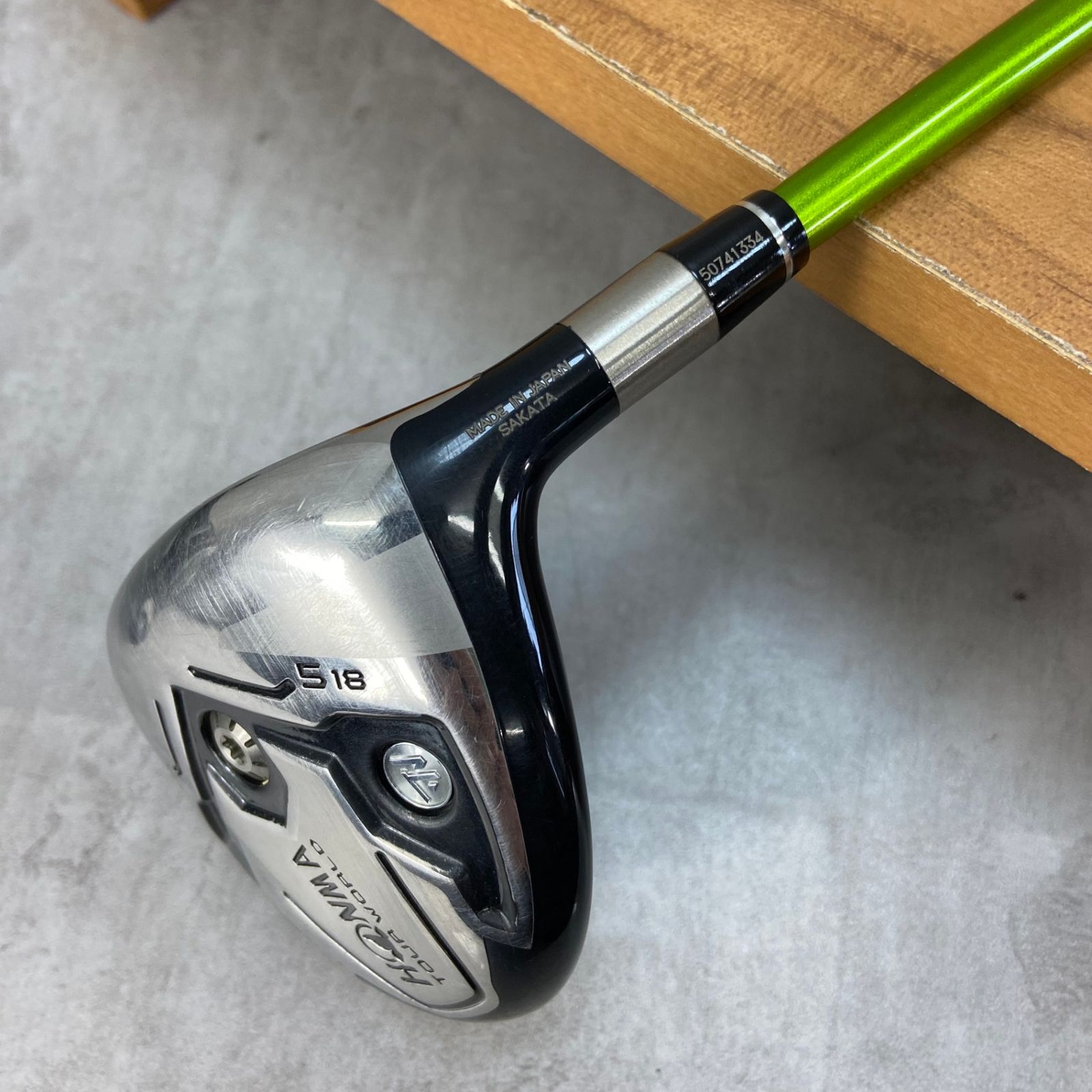 本間ゴルフ - HONMA　ホンマ　TOUR　WORLD ツアーワールド　TW727　メンズゴルフ5W　カーボン　S　18°　右利き用　フェアウェイウッド　Cleek　クリーク 本間ゴルフ ツアーワールド TW727 フェアウェイウッドの試打