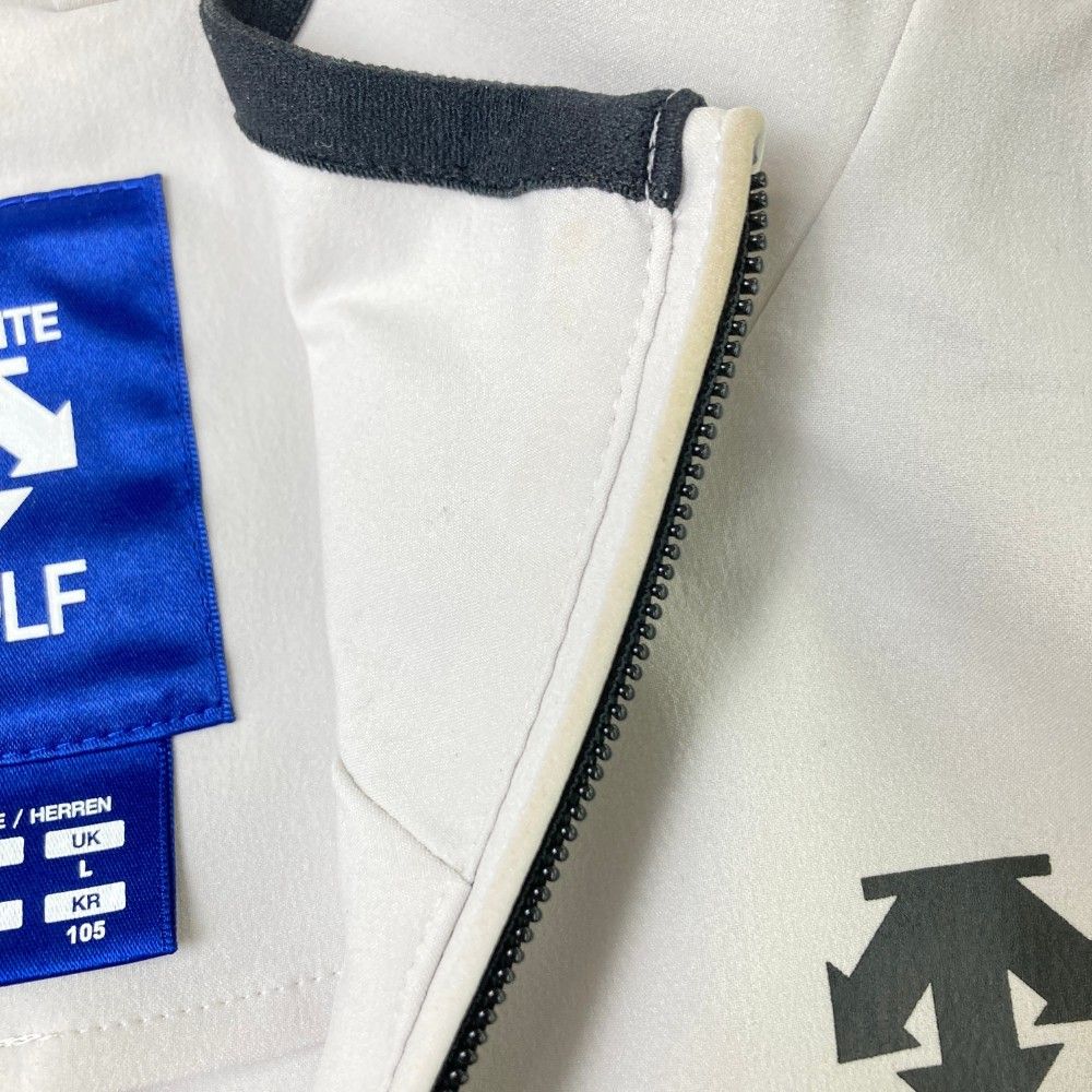 サイズ：L DESCENTE GOLF デサントゴルフ  ジップジャケット  グレー系 [240101472365] ゴルフウェア メンズ ストスト サイズ：L DESCENTE GOLF デサントゴルフ ジップジャケット