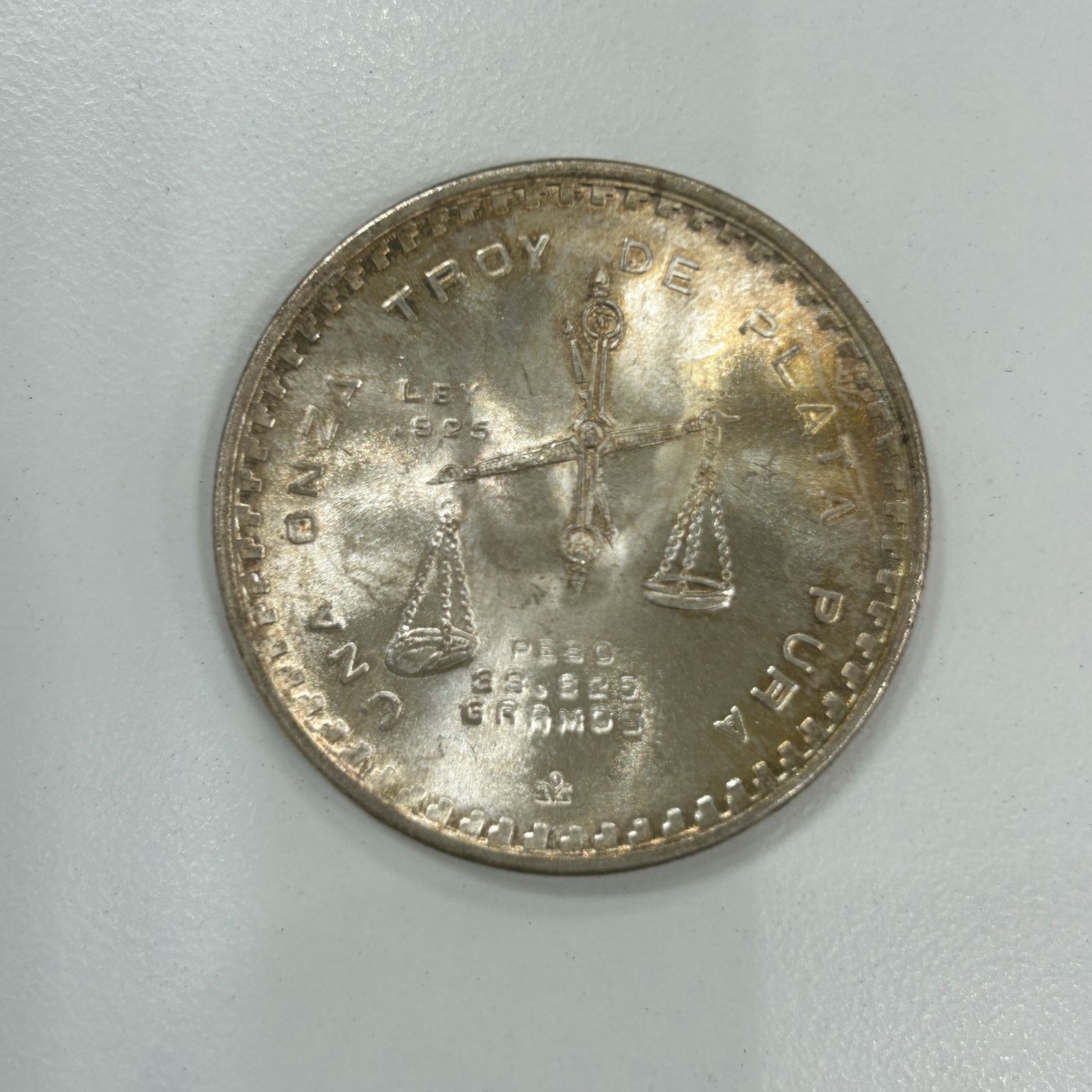 大人気，新作 【稀少】☆アンティーク コイン【大型 メキシコ 銀貨 1オンザ 1980年☆通貨 貨幣