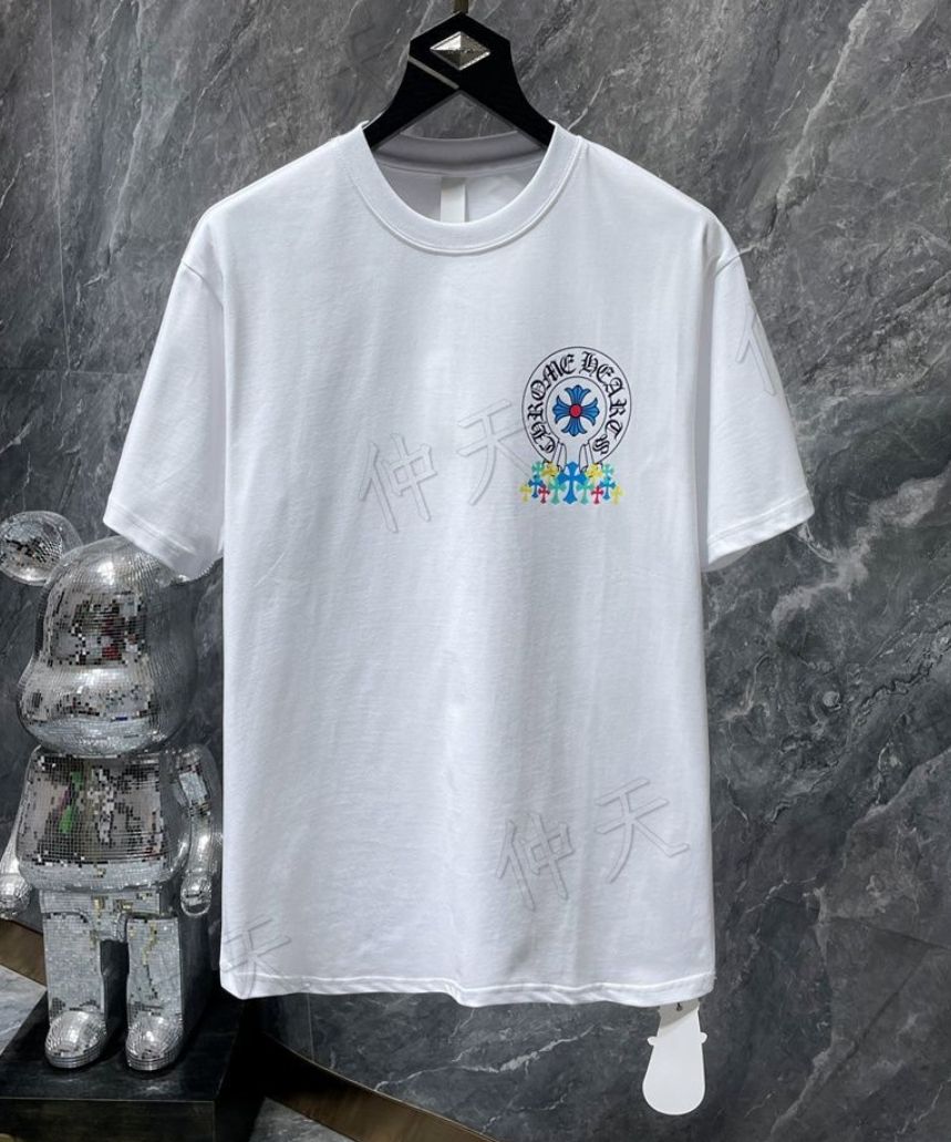 tシャツ Chrome Hearts クロムハーツ クロムハーツ Ｔシャツ 半袖 春 夏 秋 通気性 ブラック ホワイト 並行輸入品 トップス  プルオーバー メンズ レディース 男女兼用 カジュアル ストリートファッション かわいい お洒落 - メルカリ