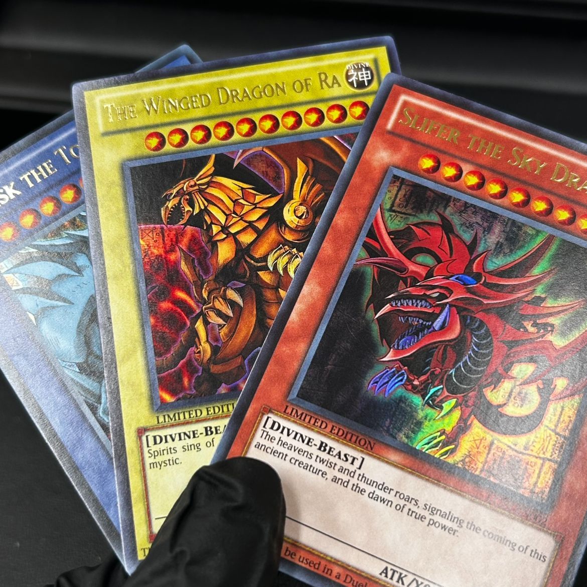 遊戯王　三幻神　オシリス　オベリスク　ラー　英語版シークレット　プロモ　美品 リミテッドエディション 初版 三幻神 オシリス オベリスク ラー