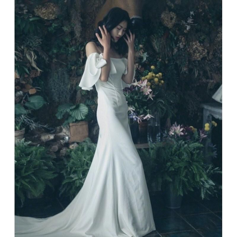 人気】 花嫁 ウェディング フォトS19 前撮り ドレス 二次会