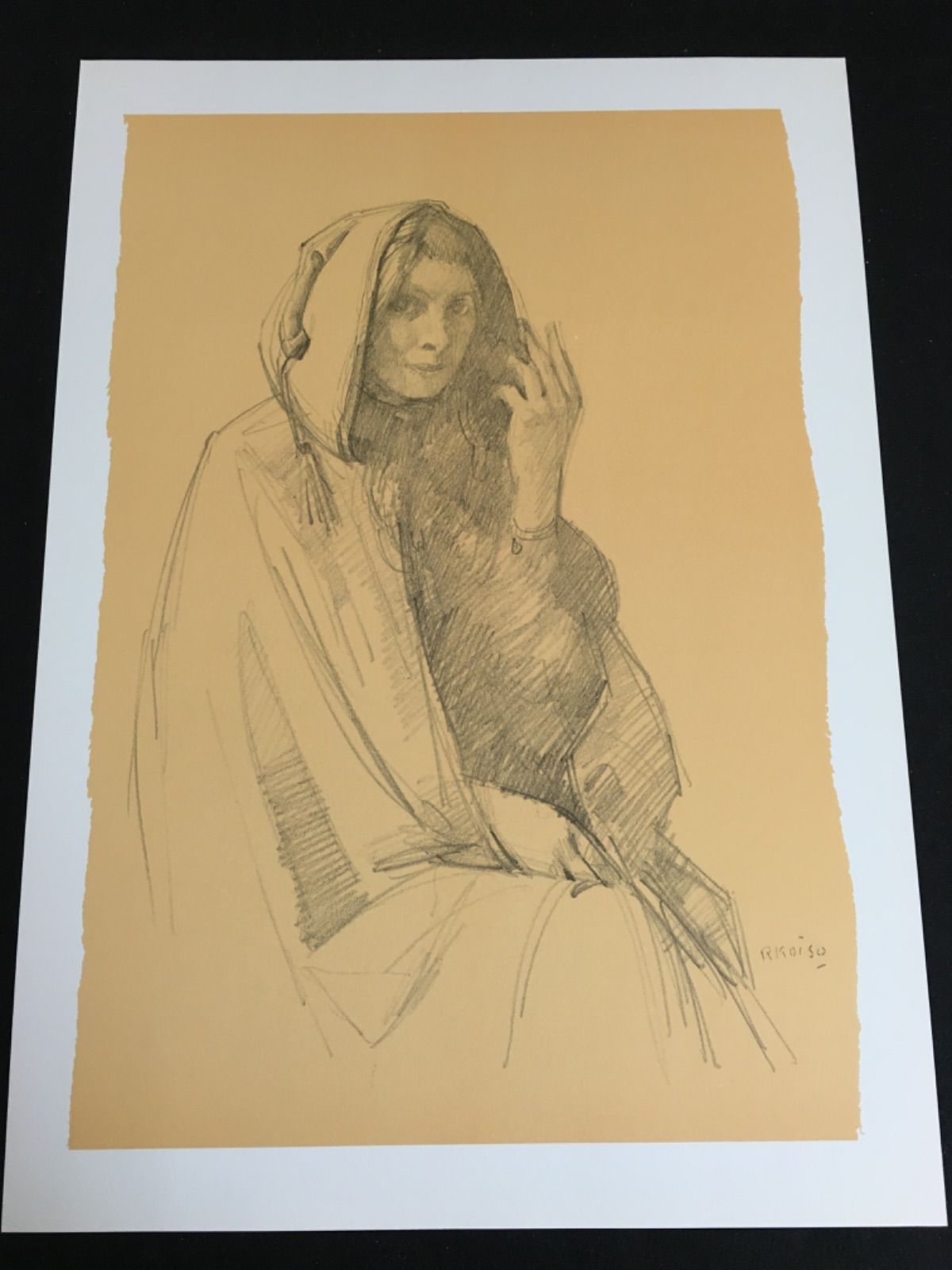 R.KOISO 小磯良平音楽の習作デッサン集より状態良好