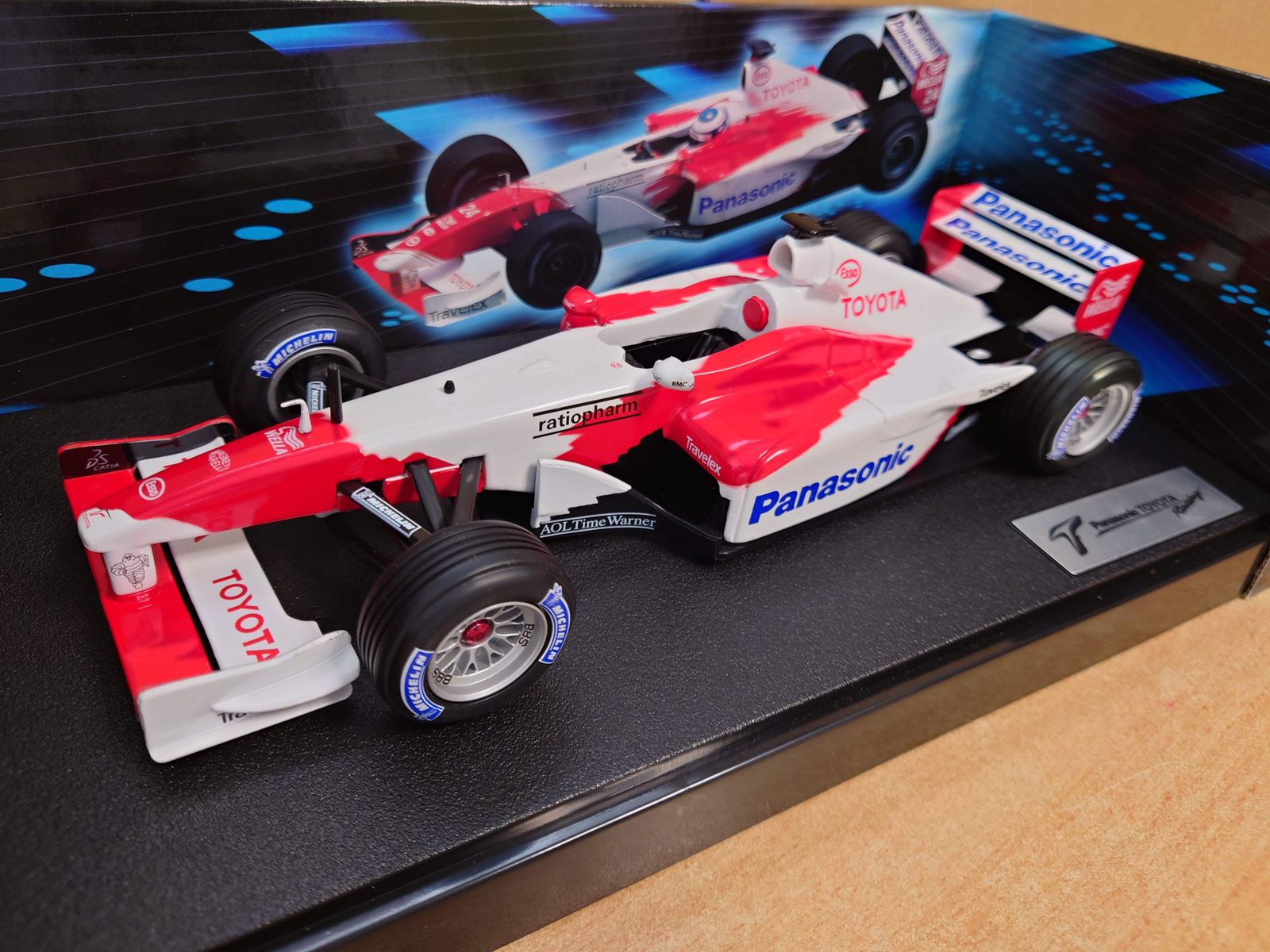 1/18 Panasonic TOYOTA Racing Esso F1参戦記念グッズ パナソニック