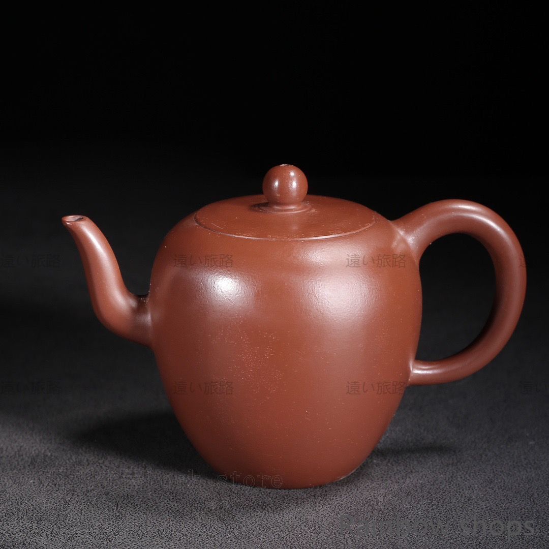 石ひしゃくです壺 紫砂壺・紫泥急須・茶壺・茶道具  宜興紫砂 石ひしゃくです壺 紫砂壺・紫泥急須・茶壺・茶道具 宜興紫砂