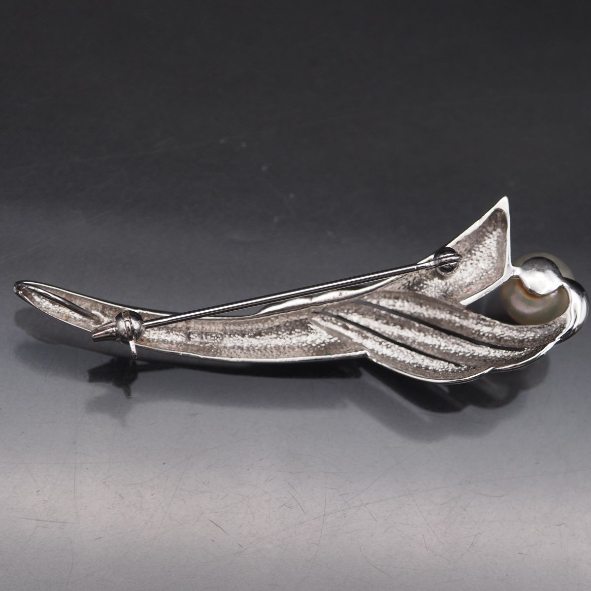 本真珠 ターコイズ シルバーブローチ＆ペンダントトップ SILVER刻印