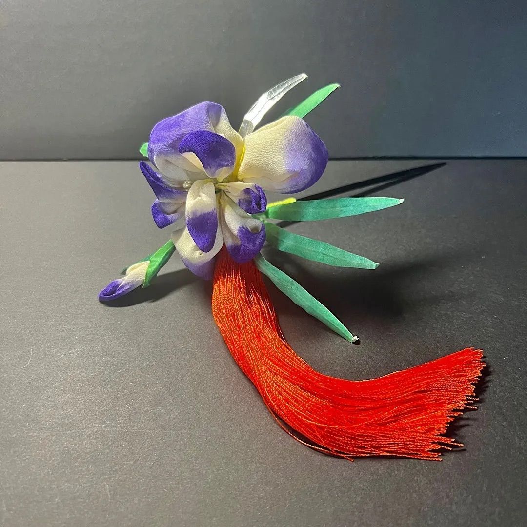 簪かんざし菖蒲花簪日本製舞台