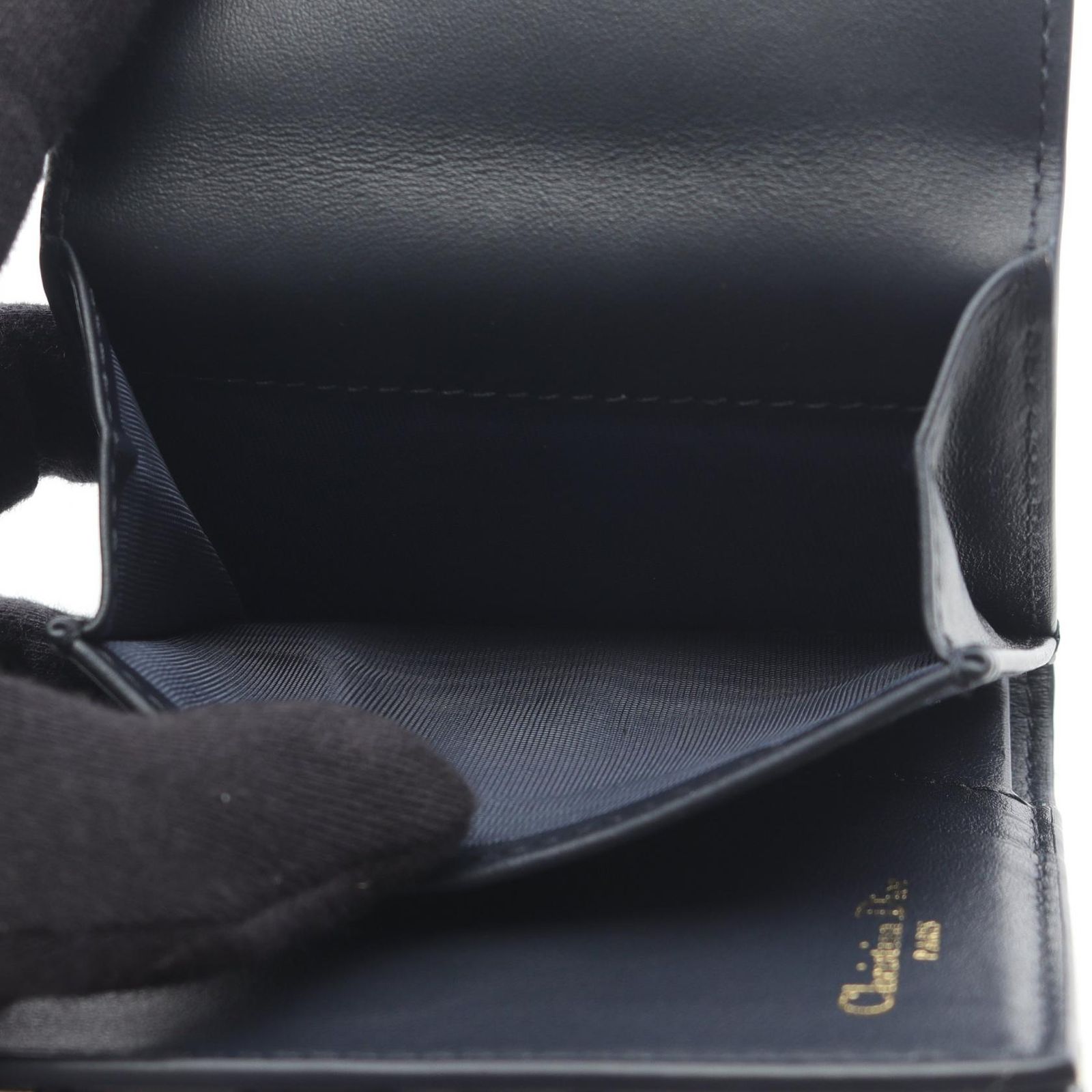 ディオール Dior 三つ折り財布 SADDLE ロータスウォレット