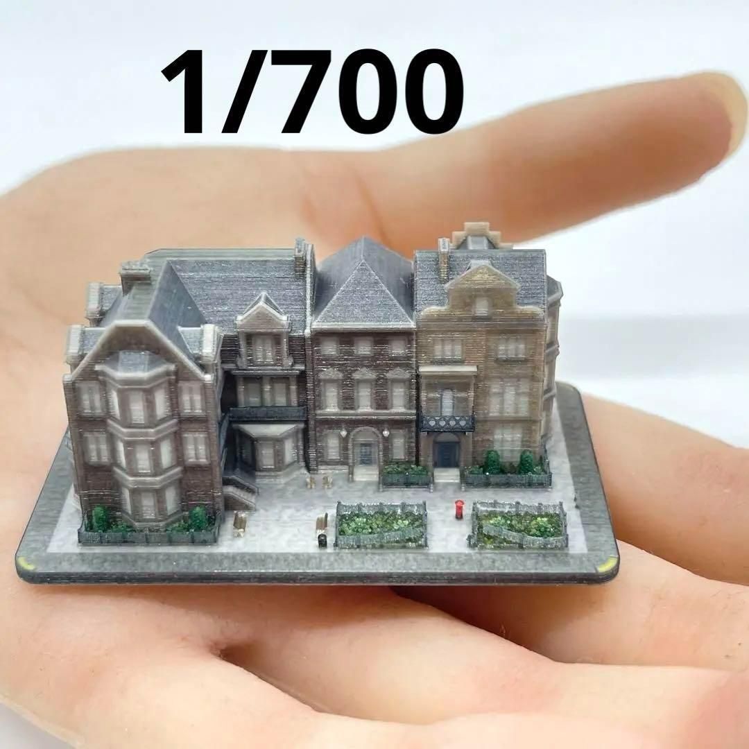 1/700 豪邸 お城 建物 フィギュア KT-001 住宅模型 1/64より小