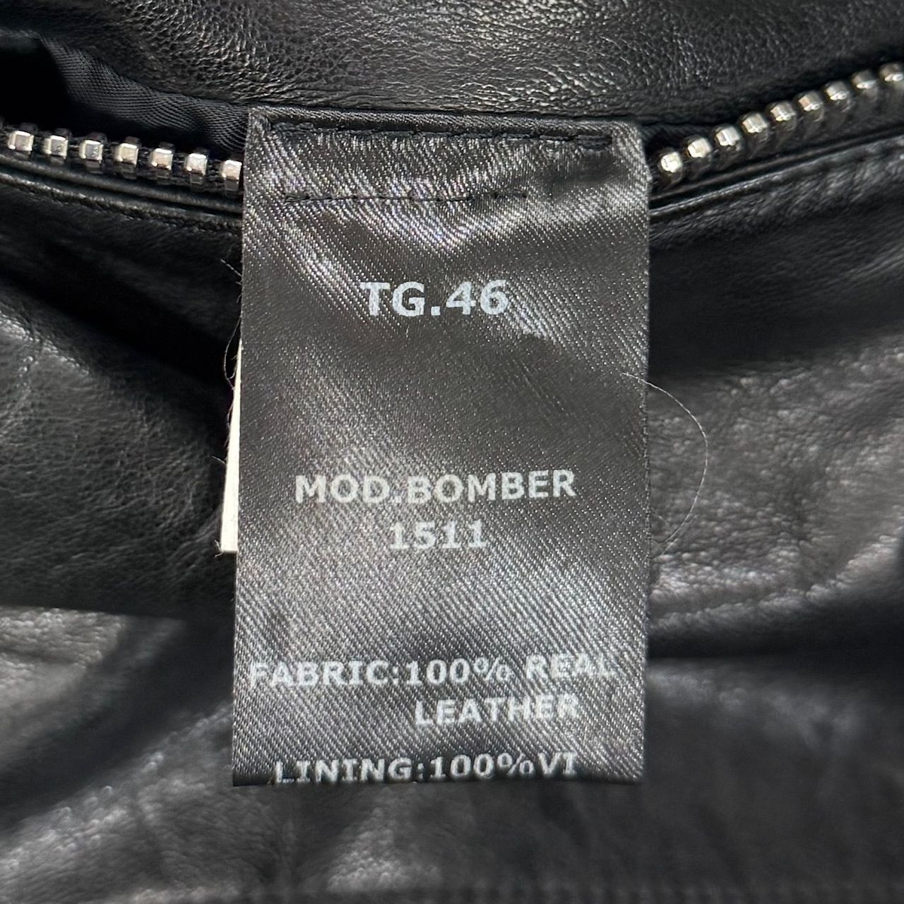 国内正規 RAF SIMONS ダブルジップ レザー ライダースジャケット