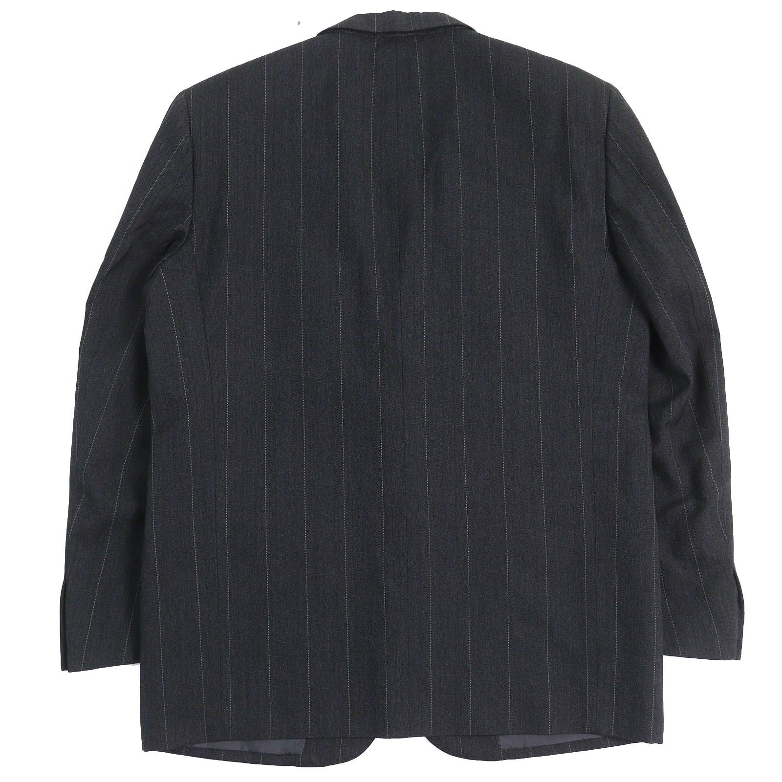 Sサイズ コムデギャルソン オム ウール スーツ セットアップ ストライプ COMME des GARCONS - 極美品△COMME des GARCONS HOMME
