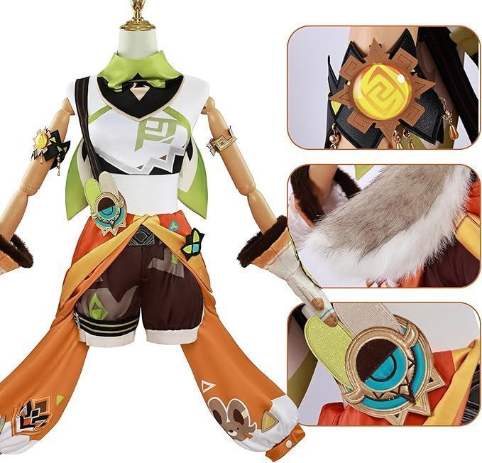 原神 げんしん カチーナ コスプレ衣装 豪華版 フルセット コスプレ衣装 アクセサリー ウィッグ&靴追加購入可 コスチューム cosplay 演出服  舞台装 クリスマス 学園祭 プレゼント 化祭 ハロウイーン パーティー 変装 - メルカリ