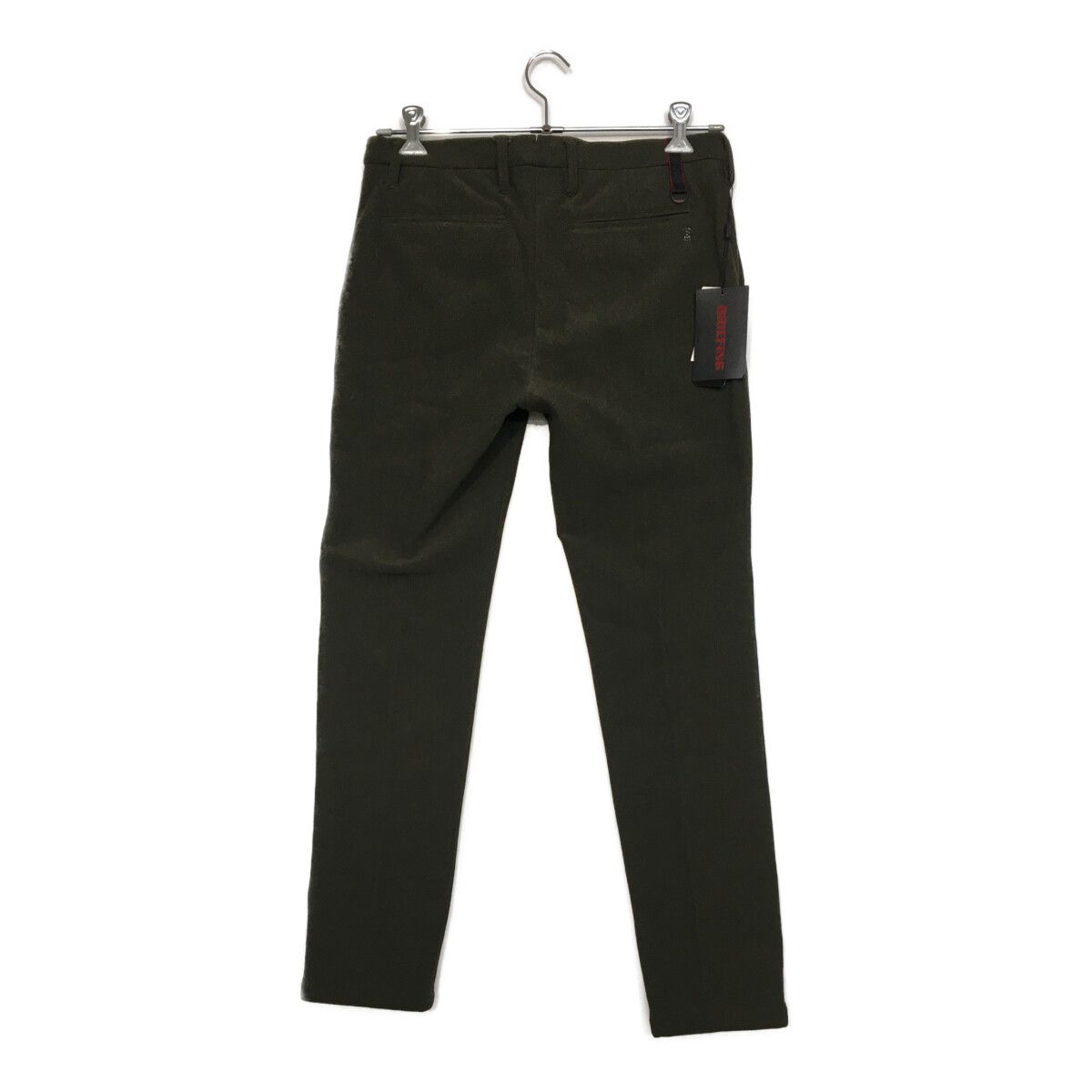 メンズ ブリーフィング BRIEFING パンツ M カーキ オリーブ 裏起毛 コーデュロイ 防寒