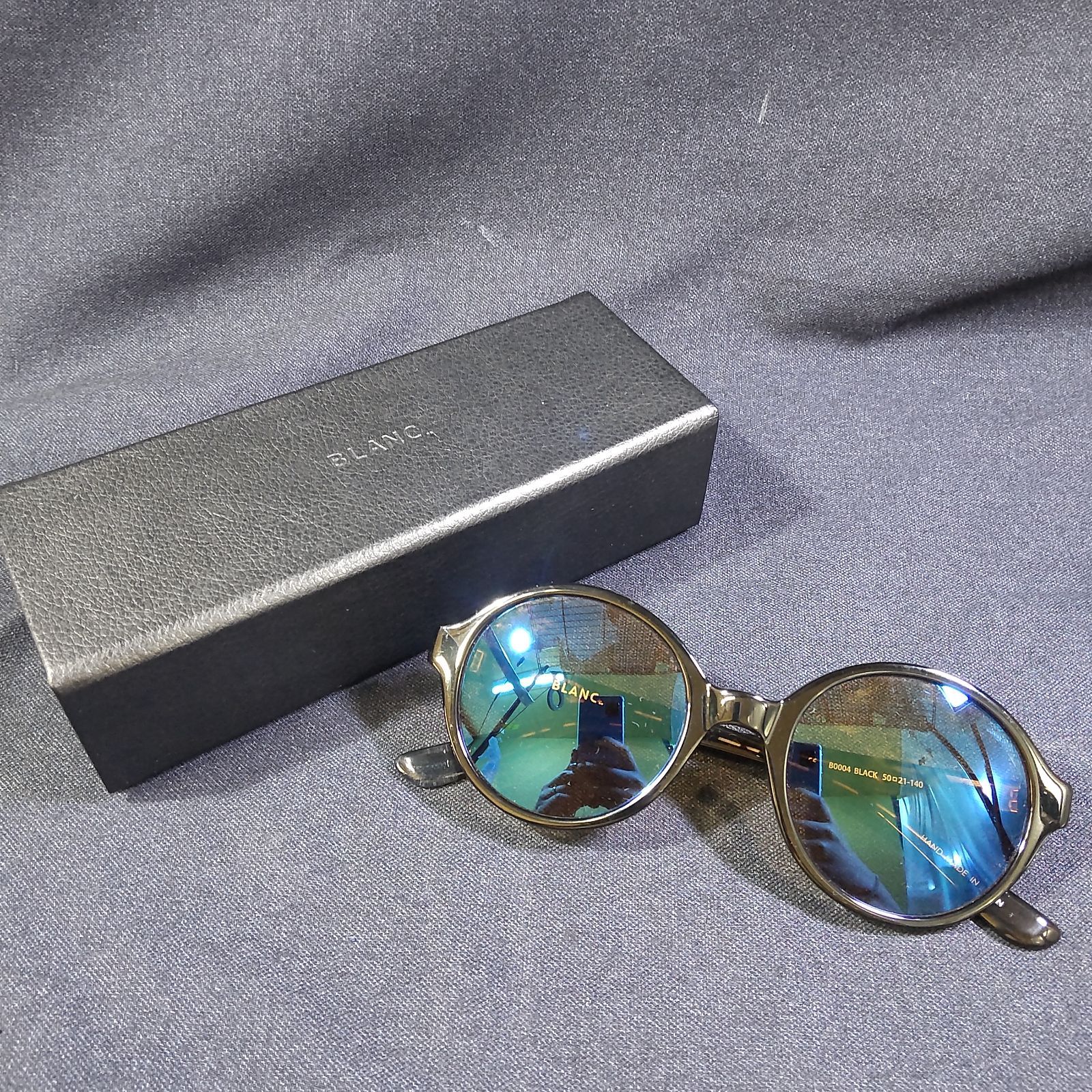 BLANC.. ブラン サングラス B0004 BLACK 50□21-140 BLANC.. ブラン サングラス B0004 BLACK 50□21-140 ブラック