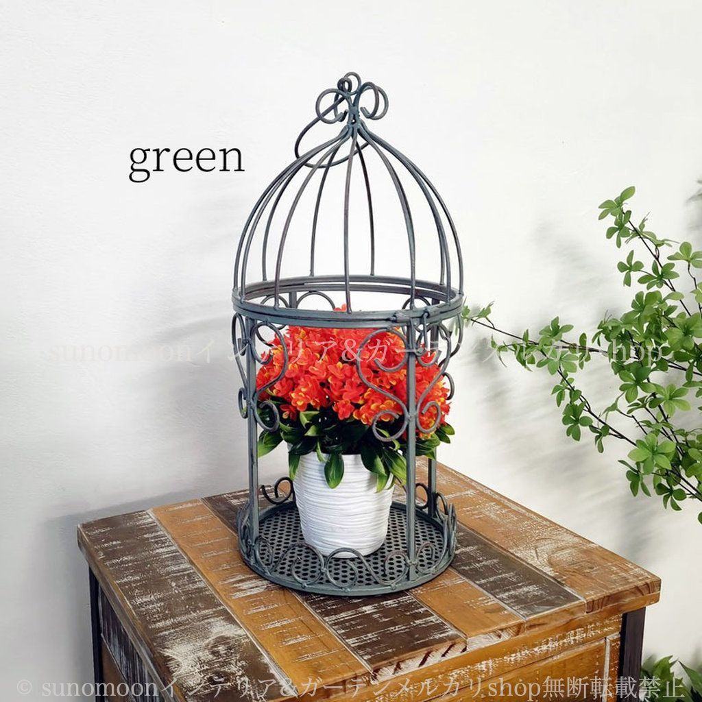 新ブランドも続々入荷中。 庭の装飾 フラワーポット ガーデンインテリア 吊るせる インテリア ガーデンオブジェ 金属 お洒落 ガーデン雑貨 おしゃれ ガーデン 8-14 プランターケース ガーデニング 鳥かご 雑貨 ハンキング