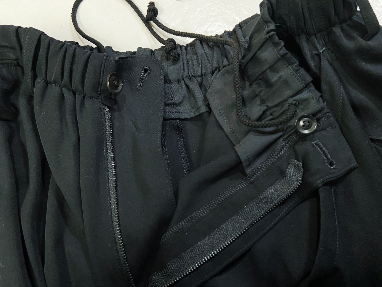 a3073 BALMAIN PARIS 巻きスカート風　ショートパンツ　黒　S a3073 BALMAIN PARIS 巻きスカート風 ショートパンツ 黒 S