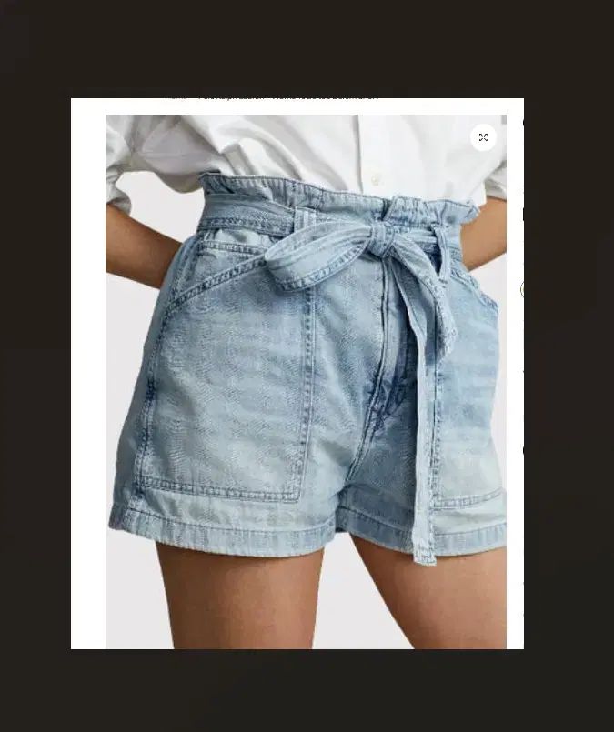 ポロ Ralph Lauren ラルフローレン POLO ベルト付き デニム ショートパンツ パンツ 27 サイズ