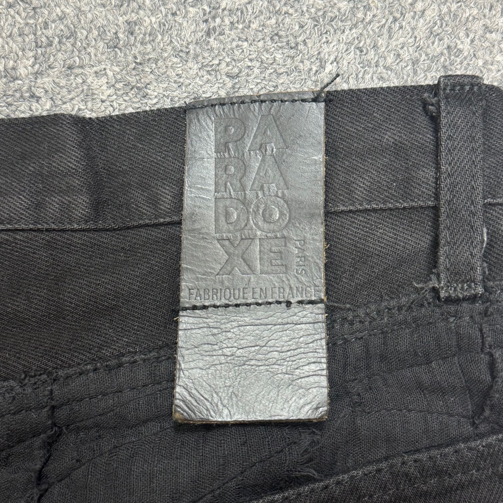 PARADOXE PARIS クラッシュリペアデニムパンツ ジーンズ パラドックス 
