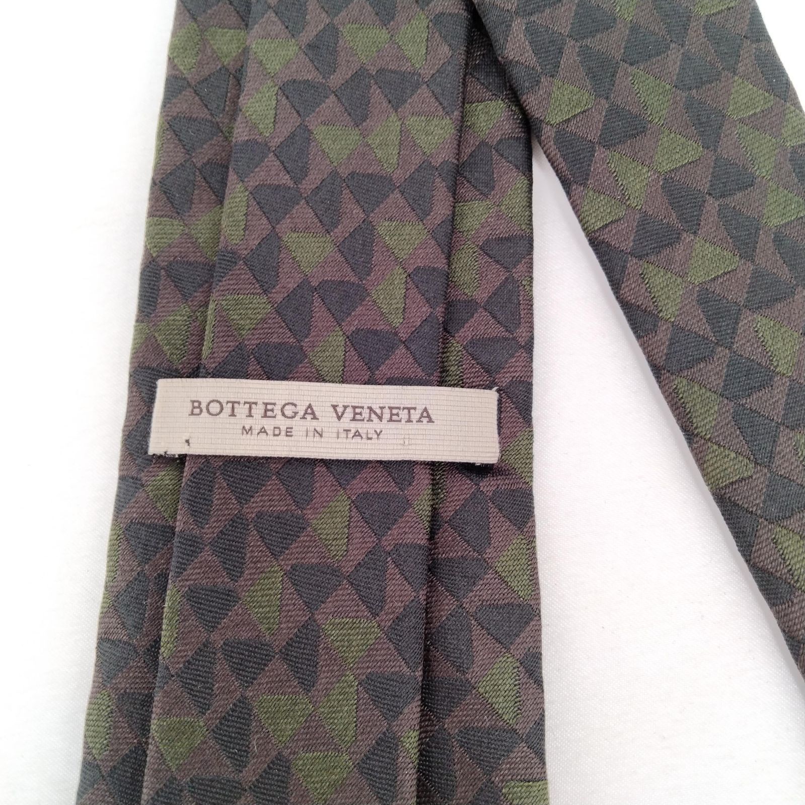 ✨️BOTTEGA VENETA✨️ボッテガヴェネタ 総柄ネクタイ グリーン