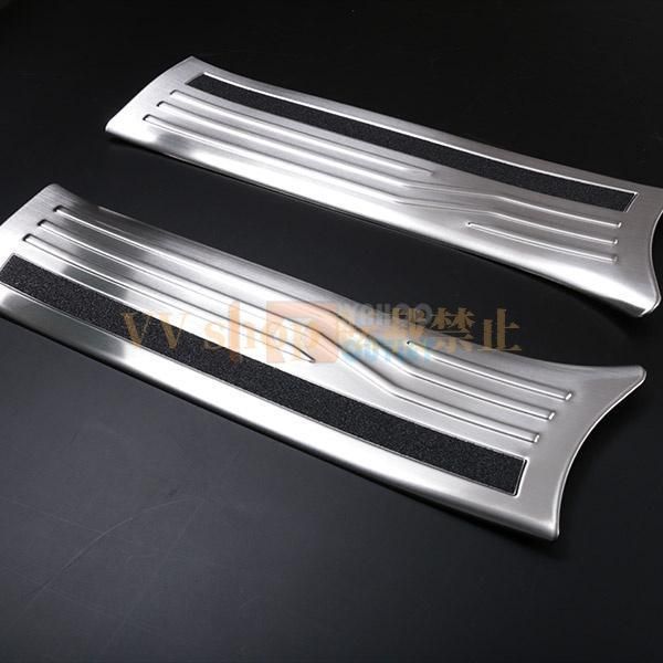 N-BOX N-BOX CUSTOM JF5 6 10月 サイド ステップガード 内側 スカッフプレート 傷付き防止 黒 カスタムパーツ 内装 4P 6543 BRIGHTFACE_UK