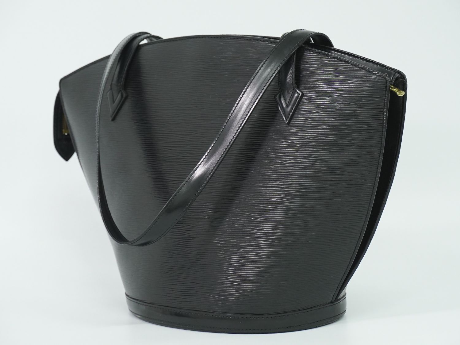 本物 ルイヴィトン LOUIS VUITTON LV サンジャック ショッピング エピ レザー ショルダーバッグ トートバッグ ブラック M52262 ビトン バッグ フォロー割