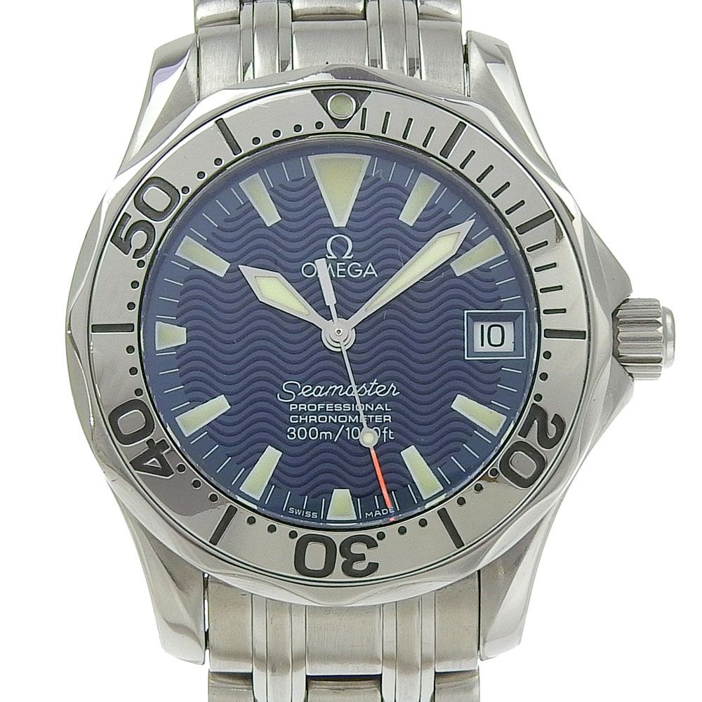 OMEGA オメガ シーマスター300M プロフェッショナル 2554.80 ステンレススチール 自動巻き メンズ ネイビー文字盤 腕時計
