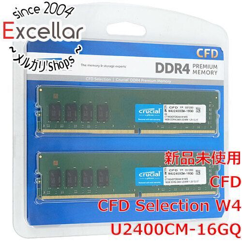 [bn:6] crucial　CFD Selection W4U2400CM-16GQ　DDR4 PC4-19200 16GB 2枚組